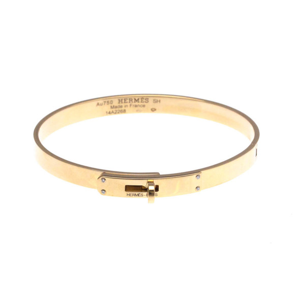 HERMES Jewelry - Hermes Kelly 4P Diamond Bangle Pink Gold (18K) Diamond Bangle Pink Gold